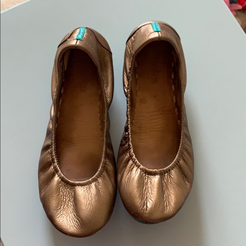 Tieks - size 7 - Bronze